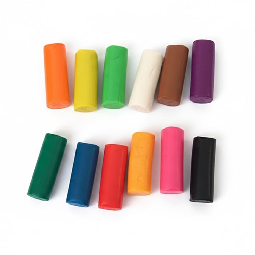 Deli Y035 Magic Zoo Play Dough Set with 4 Free Molds, 12 Colours, 3+ Years, Soft Easy to Mold_1 - Theodist